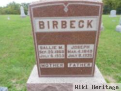 Sallie M. Birbeck