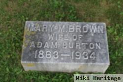 Mary M. Brown Burton