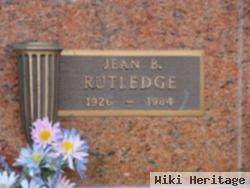 Jean B Rutledge