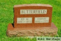 Edwin M "ed" Butterfield