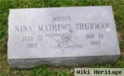 Nina Elvetta Mathews Thurman