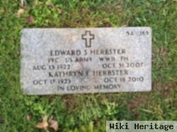 Pfc Edward Sylvester Herbster