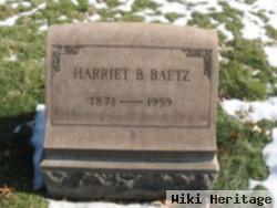 Harriet B Baetz