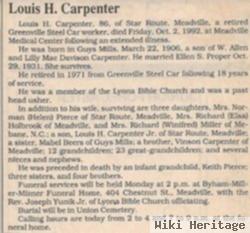 Louis H. Carpenter, Sr