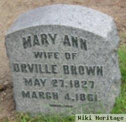 Mary Ann Brown