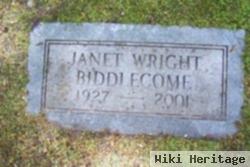 Janet Marion Wright Biddlecome