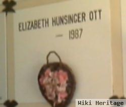 Mary Elizabeth Hunsinger Ott