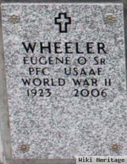 Eugene O Wheeler, Sr