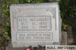 Henrietta "ettie" Thompson Mcclaskey