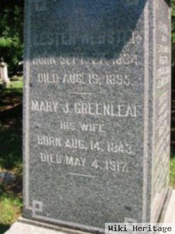 Mary Julia Greenleaf Webster