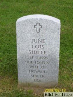 June Lois Sidler