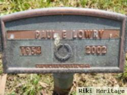 Paul E. Lowry