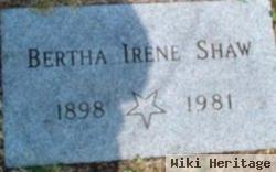 Bertha Irene Shaw