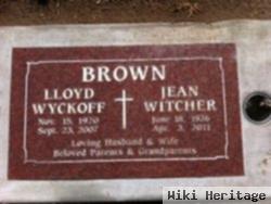 Jean Witcher Brown