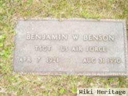 Benjamin W. Benson
