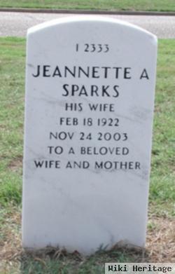 Jeannette A. Sparks