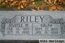 Myrtle M Riley