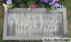 Martha Ann Lambert