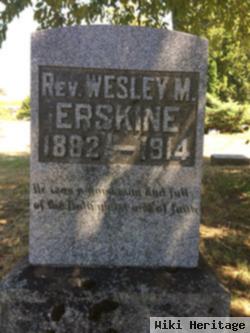 Rev Wesley Martin Erskine