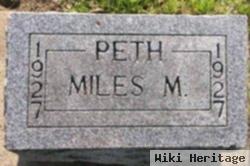 Miles Marvin Peth