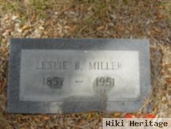 Leslie B Miller, Sr