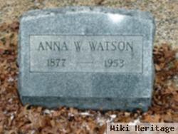 Anna W Watson