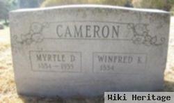 Winfred K Cameron