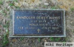 Randolph Dewey "randy" Hayes