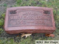 Mary Carr Gehrke