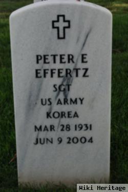 Peter E Effertz