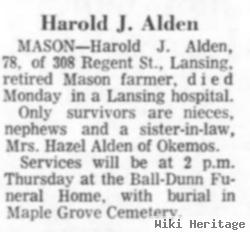 Harold J. Alden