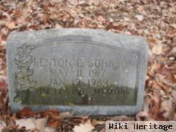 Benton E Johnson