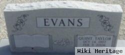 Quint Taylor Evans