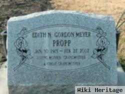 Edith N Gordon Propp