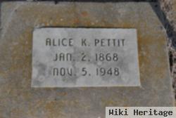 Alice Katherine Pearson Pettit