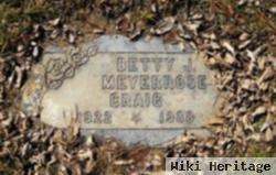 Betty Jane Meyerrose Craig