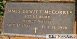 James Dewitt Mccorkle