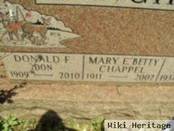 Mary E "betty" Chappel Langham