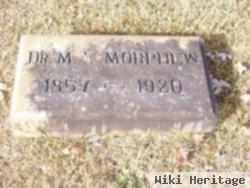 Dr Marion Franklin "frank" Morphew