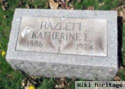 Katherine E Haser Hazlett