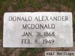 Donald Alexander Mcdonald