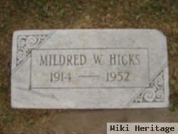 Mildred W. Hansard Hicks