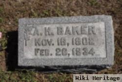 A H Baker