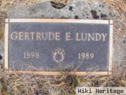 Gertrude E Lundy