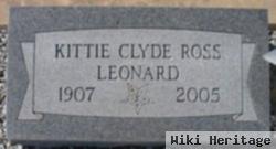 Kittie Clyde Ross Leonard