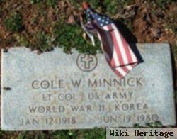 Cole W. Minnick