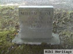 Miriam Rose Crites