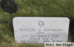 Marion G Johnson