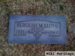 Rebekah M. Lloyd