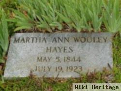 Martha Ann Wooley Hayes